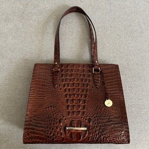 Brahmin Anywhere tote in pecan brown